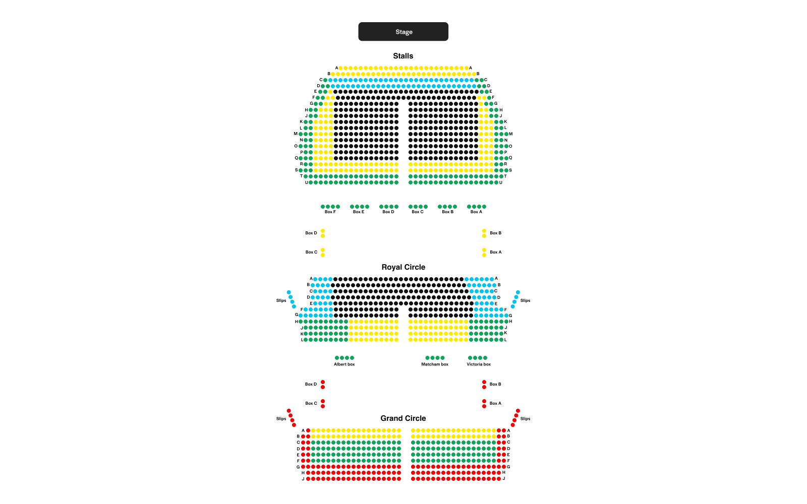 Victoria Palace Theatre Seating Plan Best Seats, Best Views, Best Prices